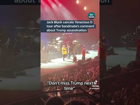 Jack Black cancels #tenaciousd tour after Kyle Gass comment about #trump assassination attempt
