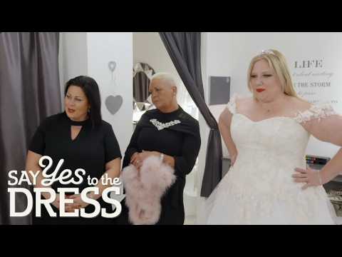 Jo And Al Refuse To Let This Bride Dip Dye An Expensive Wedding Dress | Curvy Brides' Boutique