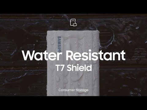 Portable SSD T7 Shield: Water | Samsung