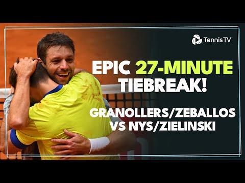 Granollers & Zeballos Win Epic 27-Minute Tiebreak! | Madrid 2024 Highlights