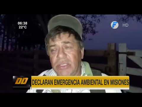 Declaran emergencia ambiental en Misiones