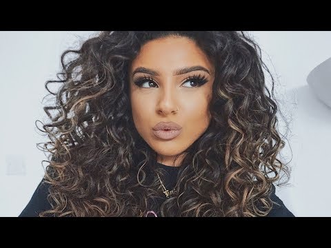 BIG CURLY HAIR TUTORIAL (how to get curlier hair NATURALLY!)