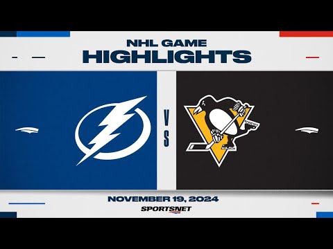 NHL Highlights | Lightning vs. Penguins - November 19, 2024