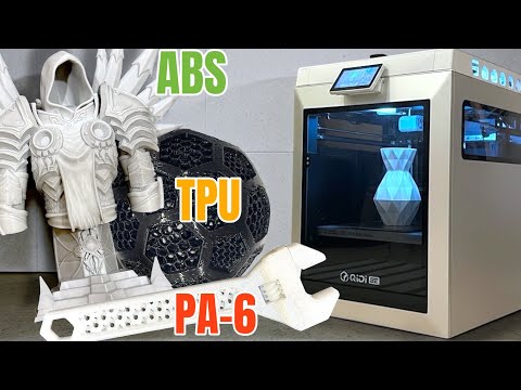QIDI Q2 - печатает ВСЁ? ABS, TPU, Нейлон, PLA || тестирую все подряд! 