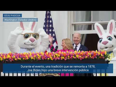 Biden celebra la pascua del conejo en medio de debate cristiano