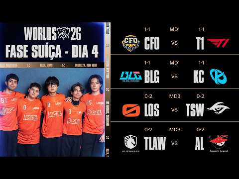 LOS 1x0 TSW | Worlds 2026 | Fase Suíça - Dia 4 (Md3)
