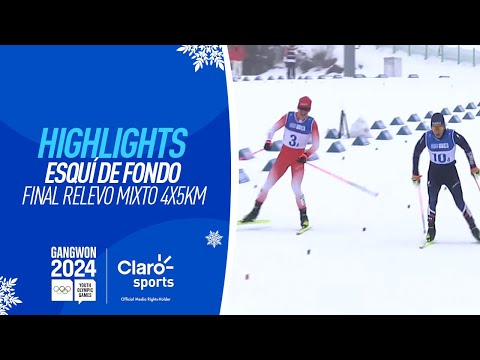 Esqui? de fondo Gangwon 2024 | Final relevo mixto 4x5km | Mie?rcoles 31 de enero | Highlights