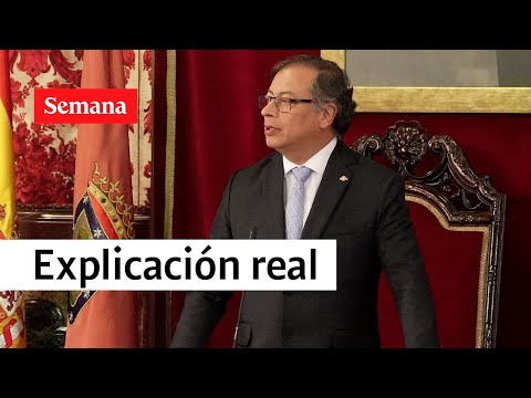 ¿Por qué el presidente Petro no usó frac en la cena con los reyes de España?  | Semana Noticias