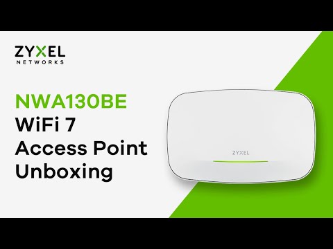 NWA130BE WiFi 7 Access Point Unboxing