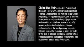 Image from   CAsToR Postdoctoral Research Fellow Claire Ma, PhD  