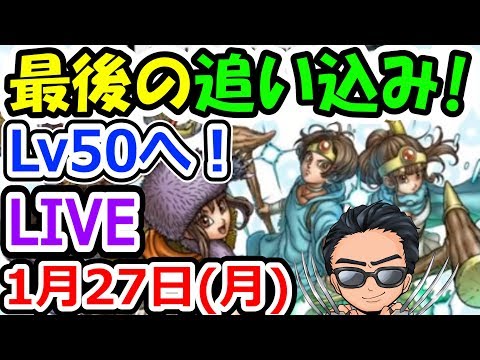 ドラクエウォーク 上級職実装直前！レベリングが間に合わないッ！生放送！