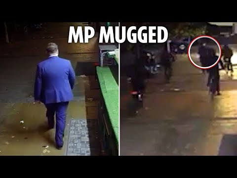 Shock moment Labour MP mugged in London street after being chased & ambushed by ebike gang