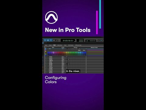 I/O Setup and Routing color coding in Pro Tools — Configuring colors ▶️ youtu.be/h0cnecmGAPo