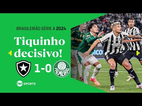 TIQUINHO SOARES CRAVA E BOTAFOGO SE ISOLA NA LIDERANÇA! BOTAFOGO 1 X 0 PALMEIRAS | BRASILEIRÃO