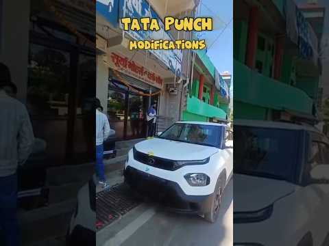 Tata Punch Car 2025 🤯Modifications ☠️💀 #punch #car #shorts