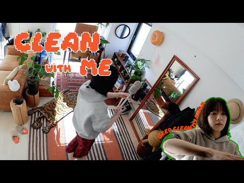 一人暮らしのワンルーム大掃除🧹｜Clean with me