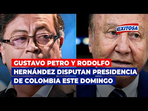 Gustavo Petro y Rodolfo Hernández disputan presidencia de Colombia este domingo