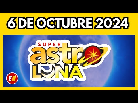 Resultado de ASTRO LUNA hoy domingo 6 de OCTUBRE del 2024