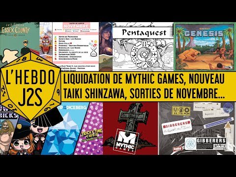 L'Hebdo #J2S du 28/10/2024 - Sorties de novembre, liquidation de Mythic Games...