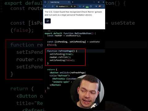Loading State For Router.Refresh/Push #nextjs #nextjs15 #nextjstutorial #webdevelopment