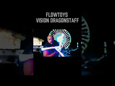 Yes, that building is upside down. #flowtoys #flowarts #dragonstaff #led #glow