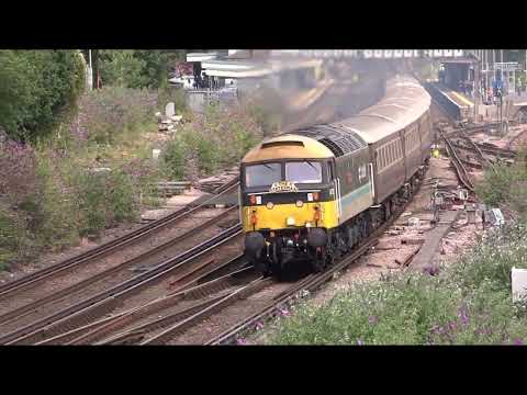 47712 & 57311 working 'The Dorset Coastal Statesman', roaring through Eastleigh (06/07/24)