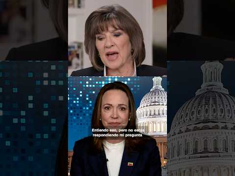 “No está respondiendo”: la repregunta de Amanpour a María Corina Machado sobre Delcy Rodríguez