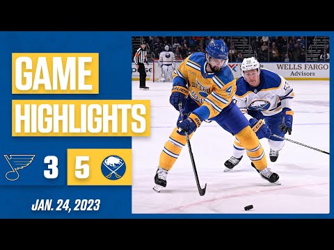 Game Highlights: Sabres 5, Blues 3