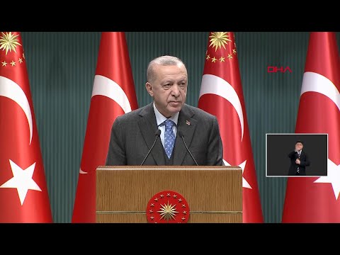 #CANLI Cumhurbaşkanı Erdoğan Kabine Toplantısı sonrası açıklama yaptı