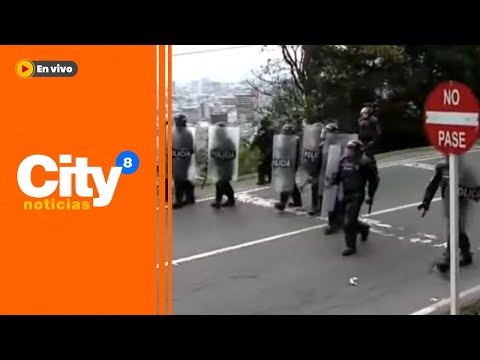 CityTv en vivo | Enfrentamientos entre encapuchados y Policía en la Universidad Distrital