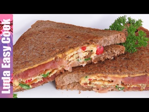 СЫТНЫЙ ВКУСНЫЙ ЗАВТРАК ОМЛЕТ В ХЛЕБЕ Идеи для завтрака | Breakfast Omelette Sandwich