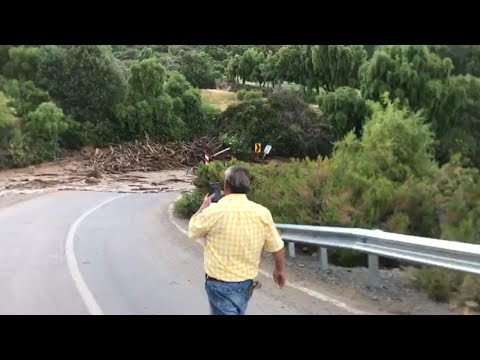 Aluvión en Los Andes: Se activan quebradas en San Esteban