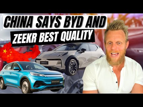 JD Power study reveals BYD and Zeekr as best quality EV's in China