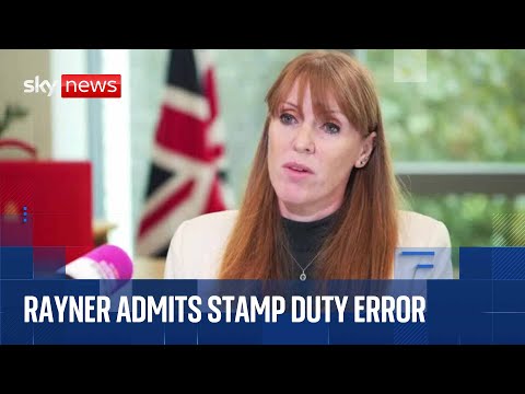 Angela Rayner admits error over tax affairs | Sky News coverage