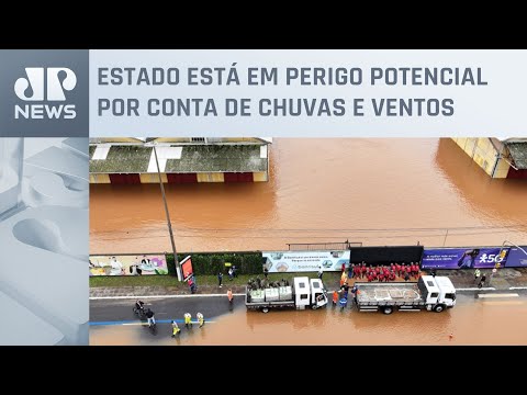 Inmet emite novos alertas de chuvas para o Rio Grande do Sul