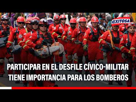 🔴🔵 Desfile es importante para los Bomberos, según comandante: “Tenemos presencia con la población”