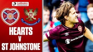 Hearts 2-1 St Johnstone | Leaders Hearts Continue Unbeaten Run | Ladbrokes Premiership