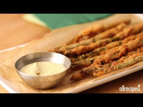 Appetizer Recipes - How to Make Fried Asparagus Sticks