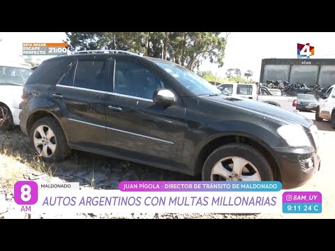 8AM - Autos argentinos con multas millonarias