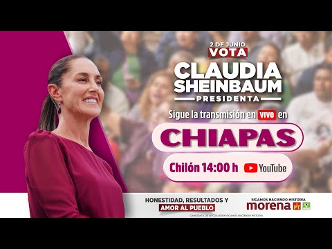 Mitin en Chilón, Chiapas