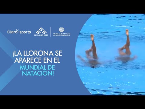 ¡La Llorona se aparece en el Mundial de Natación Fukuoka 2023!