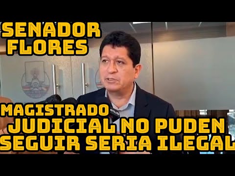 SENADOR LUIS ADOLFO FLORES ANUNCIA QUE HABRA CRISIS JUDICIAL EN 2024 EN BOLIVIA..