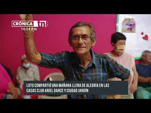 Loto Nicaragua agasajó a los adultos mayores en Managua