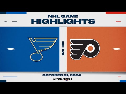 NHL Highlights | Flyers vs. Blues - October 31, 2024