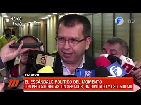 Erico Galeano pretendía enviar dinero a supuesto narco, denuncia el senador Osorio