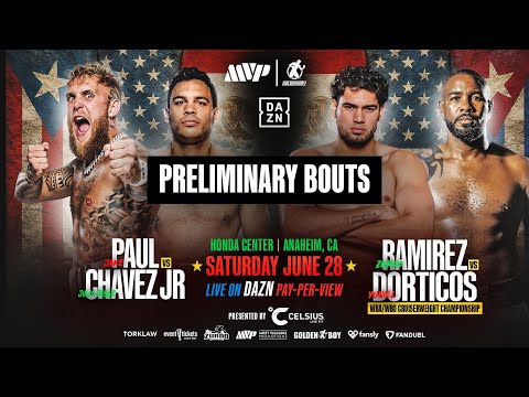 GOLDEN BOY FIGHT NIGHT | Paul vs. Chavez Jr. & Ramirez vs. Dorticos Preliminary Bouts