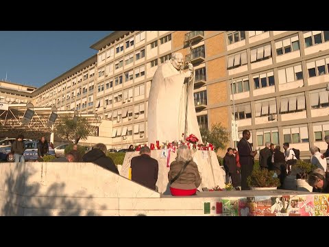 Gemelli hospital as Vatican says Pope suffered two episodes of 'acute respiratory failure' | AFP