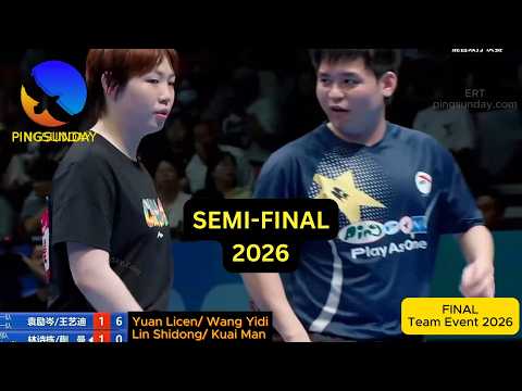 FINAL ! Lin Shidong, Kuai Man vs Yuan Licen, Wang Yidi | 2026 China Table Tennis Championships