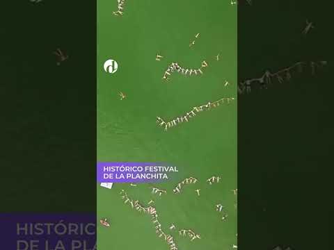 Histórico festival en Mar Chiquita | 1800 personas hicieron la planchita 🥽