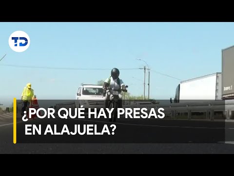 Presas se apoderan de carretera San Ramón Alajuela